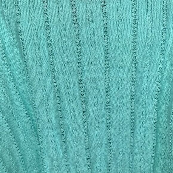 GAP Kids Mint Green Button Down Ribbed Cardigan Spring Sweater Girls Size 10 - Picture 6 of 7